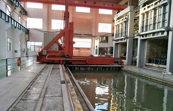 Forklift fast quenching furnace production line 